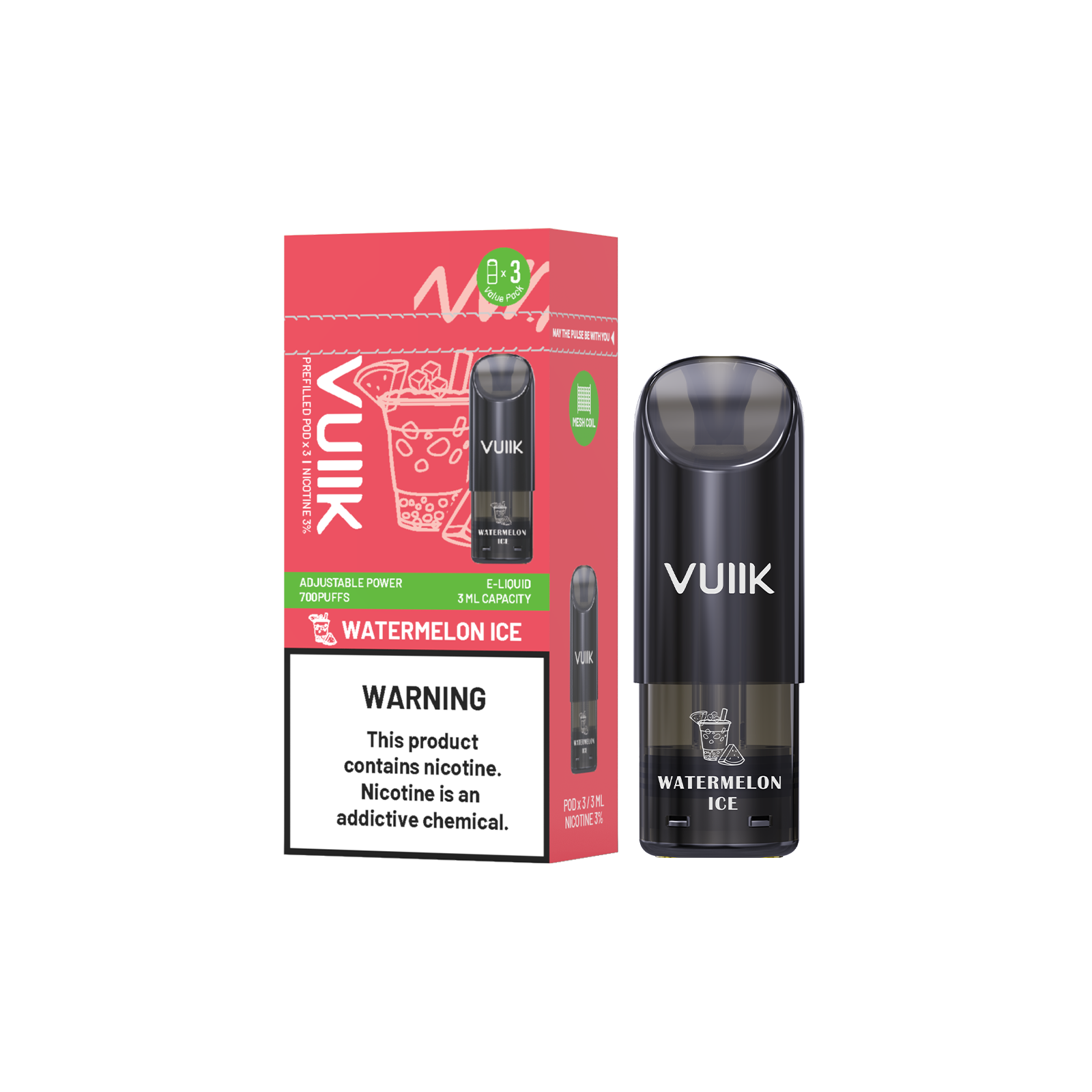 VUIIK 700 Puffs Pod