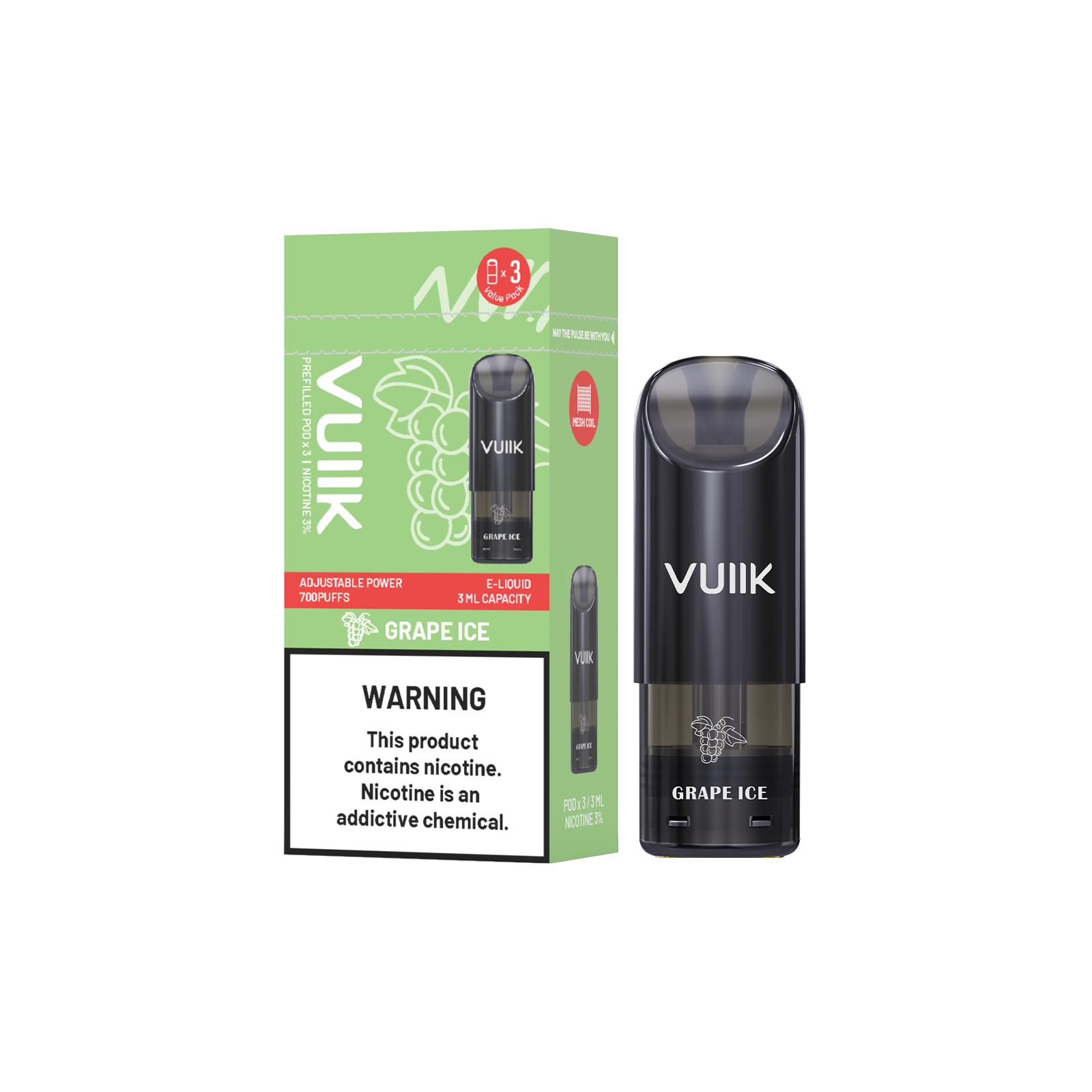VUIIK 700 Puffs Pod